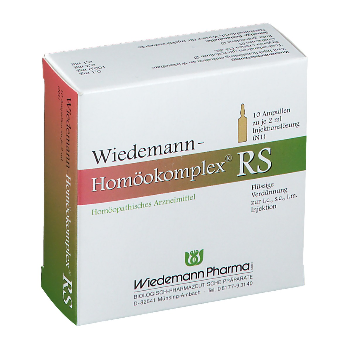 Wiedemann-Homöokomplex Rs® Ampullen