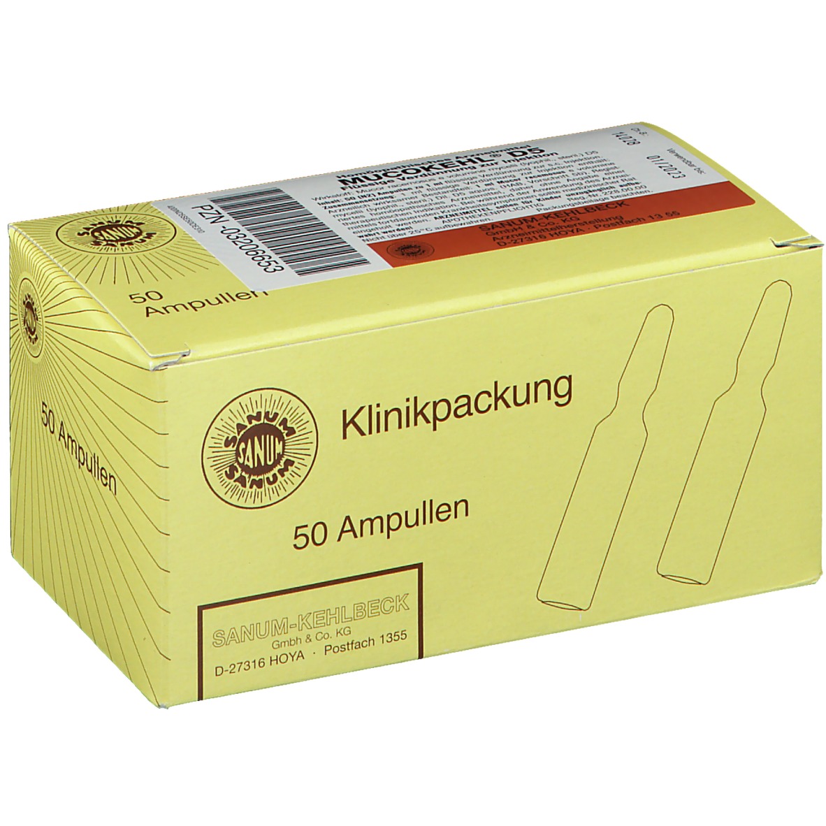 Mucokehl® D5 Ampullen