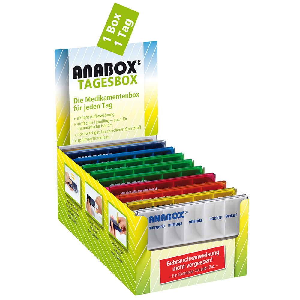Wepa® Anabox Tagesbox farbig sortiert