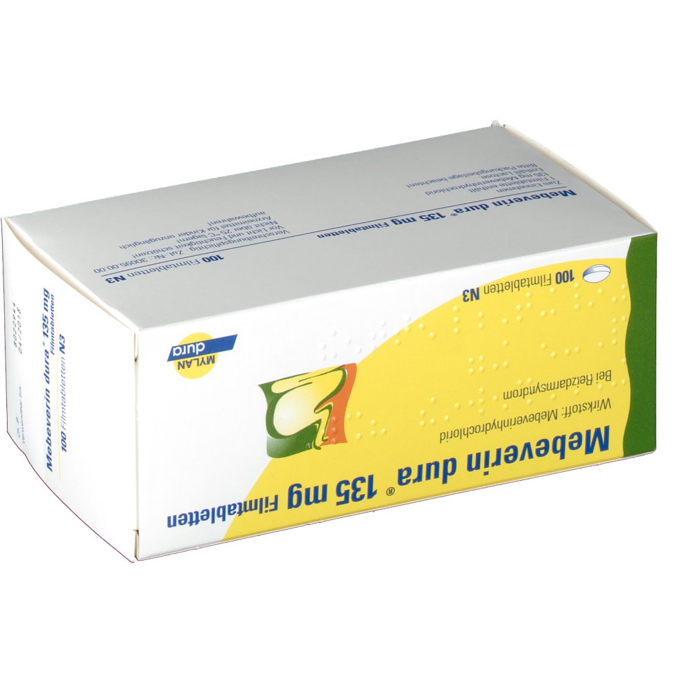 Mebeverin Dura 135 mg Filmtabletten - shop-apotheke.com