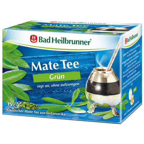 Bad Heilbrunner® Mate Tee Grün (15x1.8 g) - Filterbeutel - Bad Heilbrunner Naturheilm.GmbH&Co.KG Bad Heilbrunner® Mate Tee Grün (15x1.8 g) - Filterbeutel - Bad Heilbrunner Naturheilm.GmbH&Co.KG
