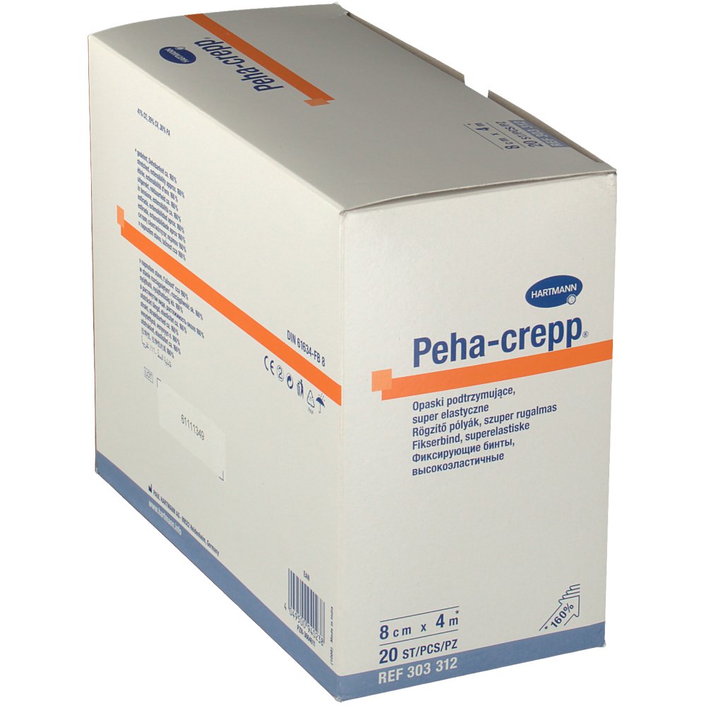 Peha-crepp® Fixierbinde 8 cm x 4 m - shop-apotheke.com