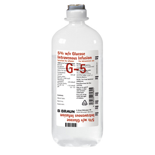 Glucose 5 % B. Braun Infusionslösung