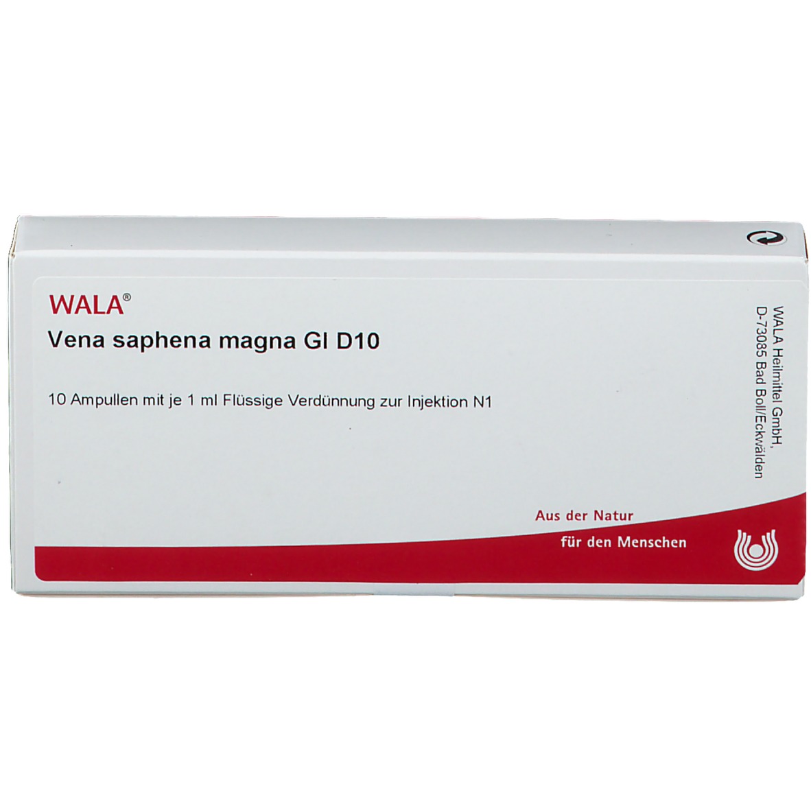Wala® Vena saphena magna Gl D 10