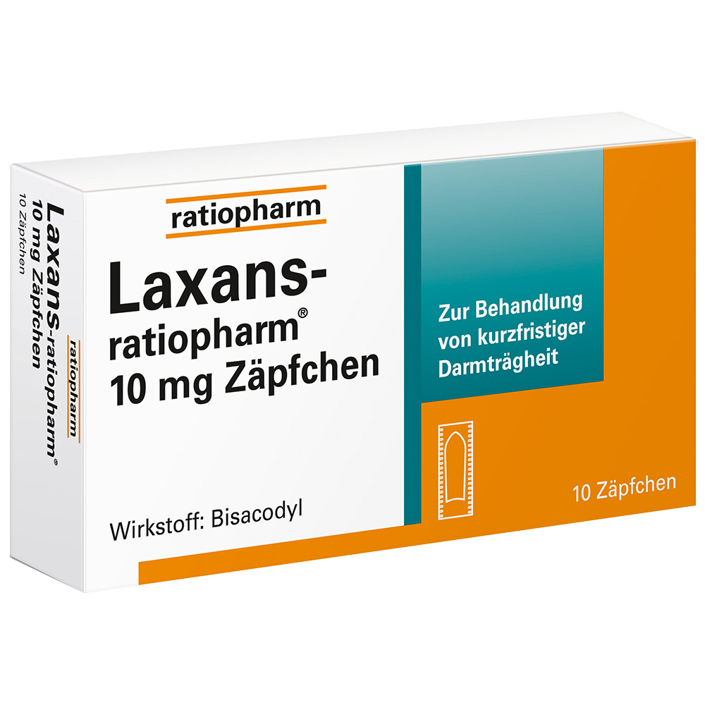 Laxans-ratiopharm® Zäpfchen - shop-apotheke.com