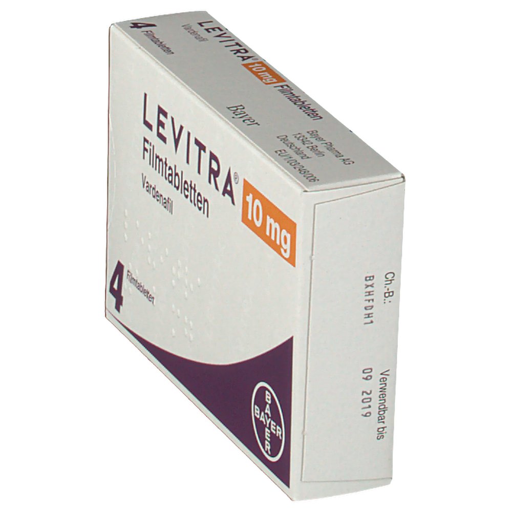 levitra 10 mg 4 tablet