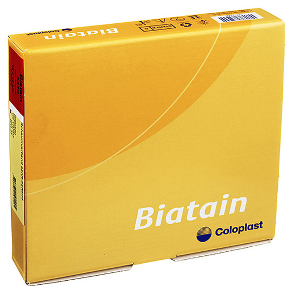 Biatain® Ag Schaumverband mit Silber nicht-haftend 5 cm x 8 cm