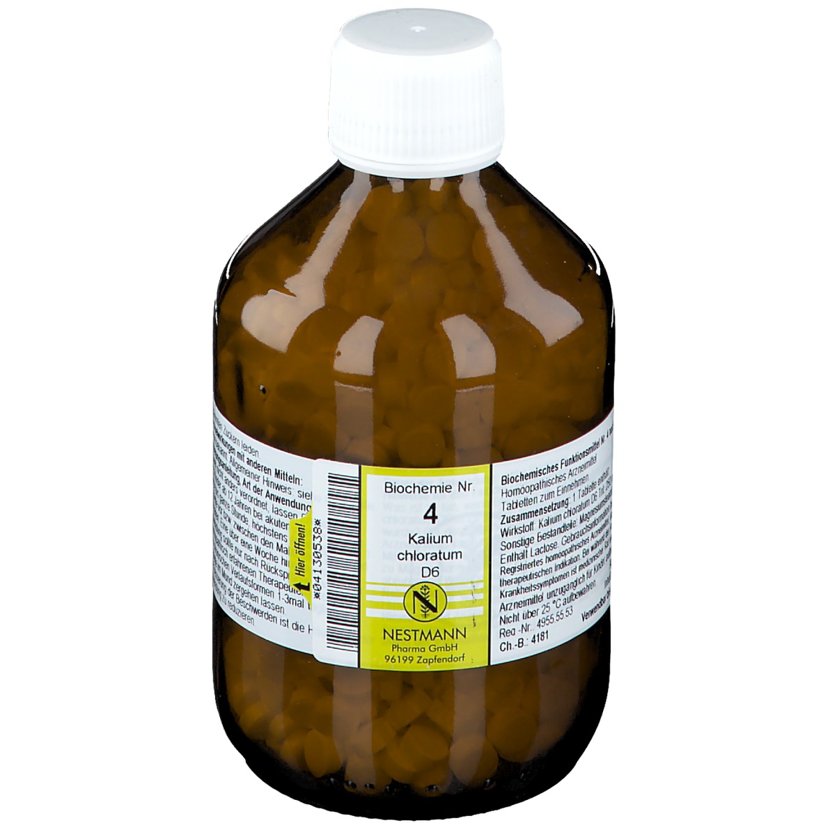 Biochemie 4 Kalium chloratum D 6 Tabletten