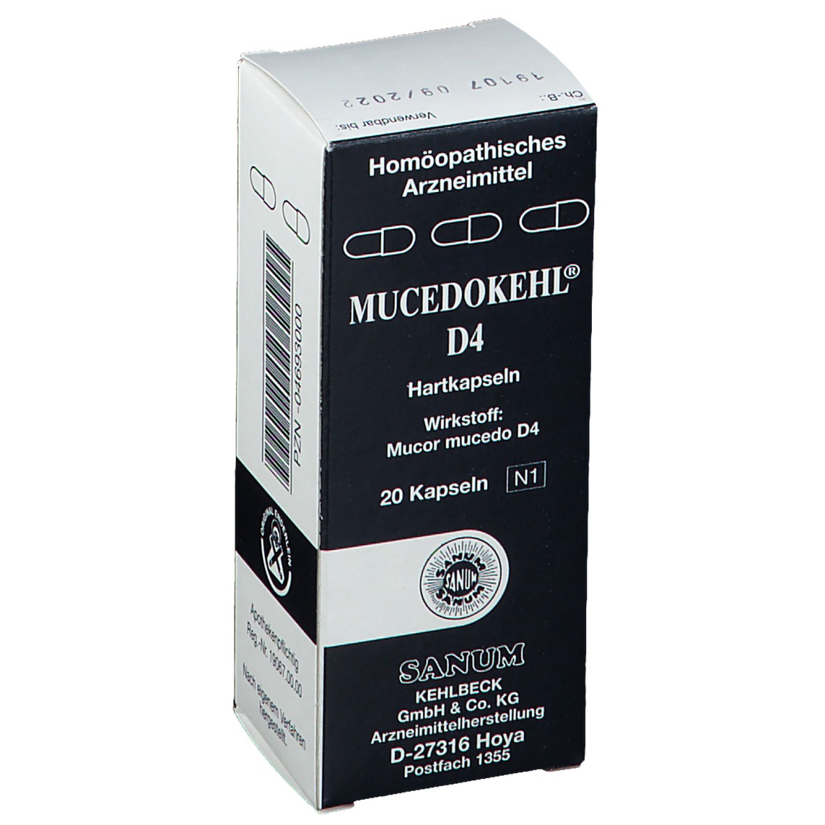 Mucedokehl® D4 Kapseln