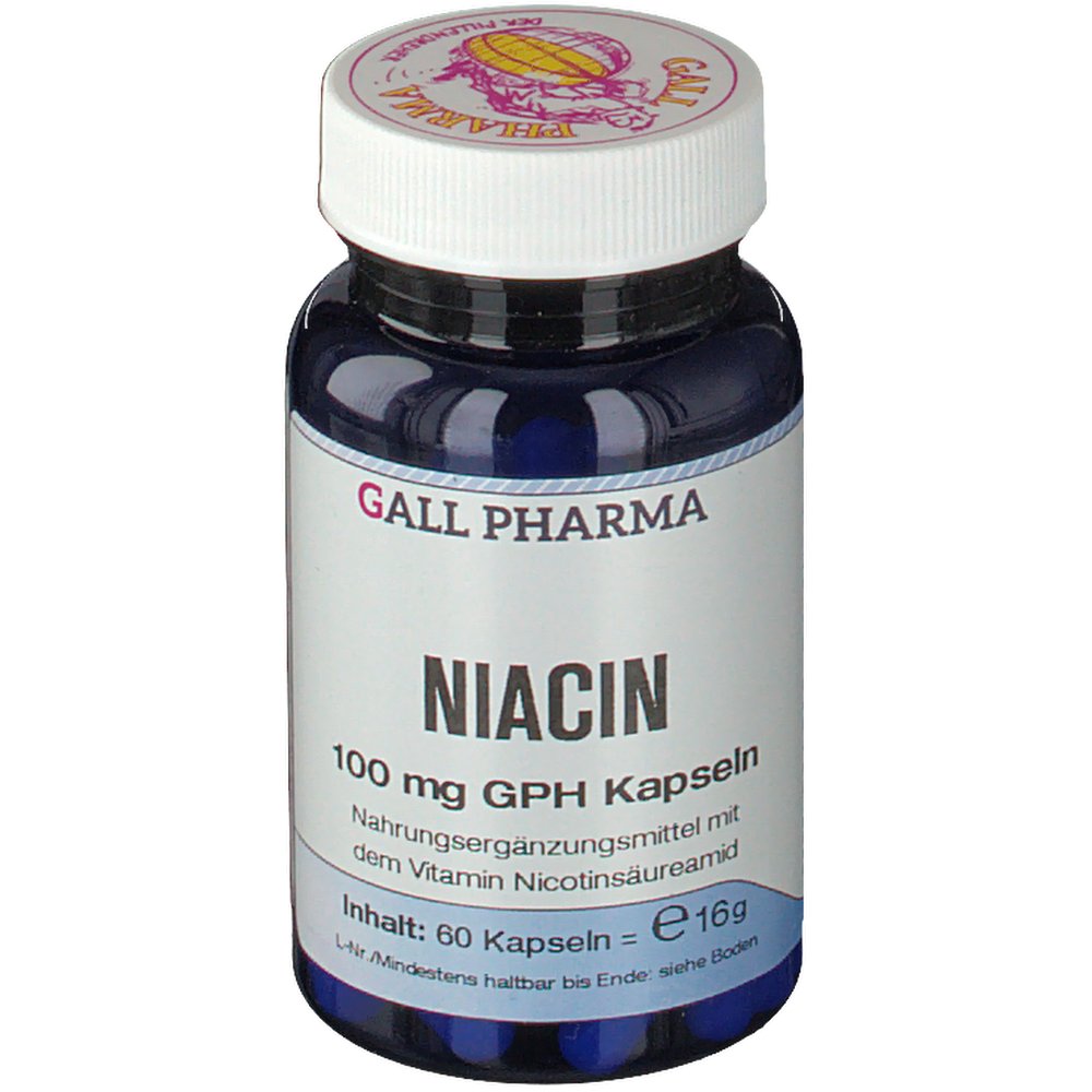 Gall Pharma Niacin 100 mg GPH Kapseln