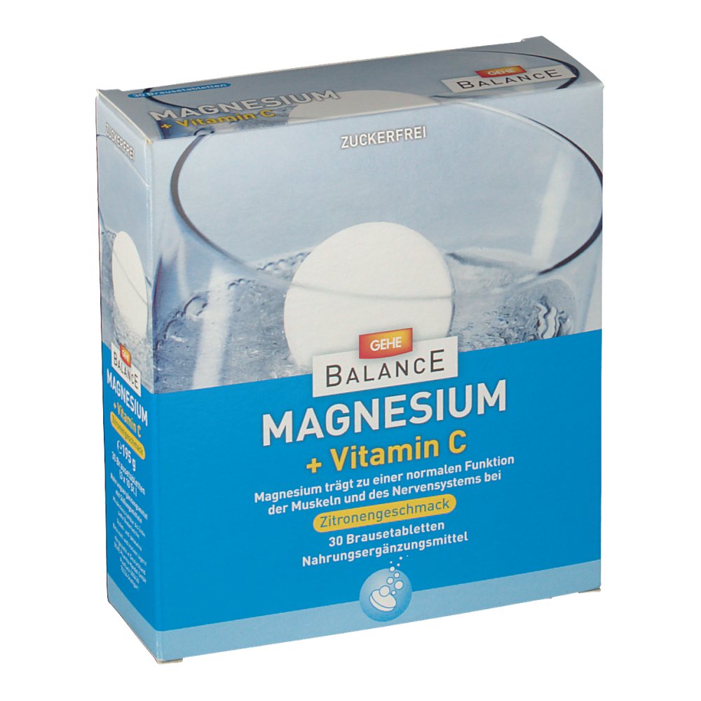 GEHE Balance Magnesium + Vitamin C 375 mg Zitronengeschmack shop