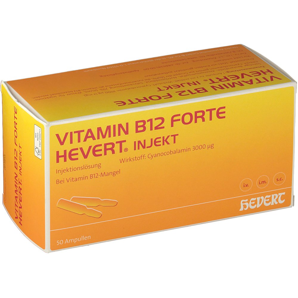 Vitamin B 12 Forte-Hevert Injekt Ampullen - Shop-apotheke.com