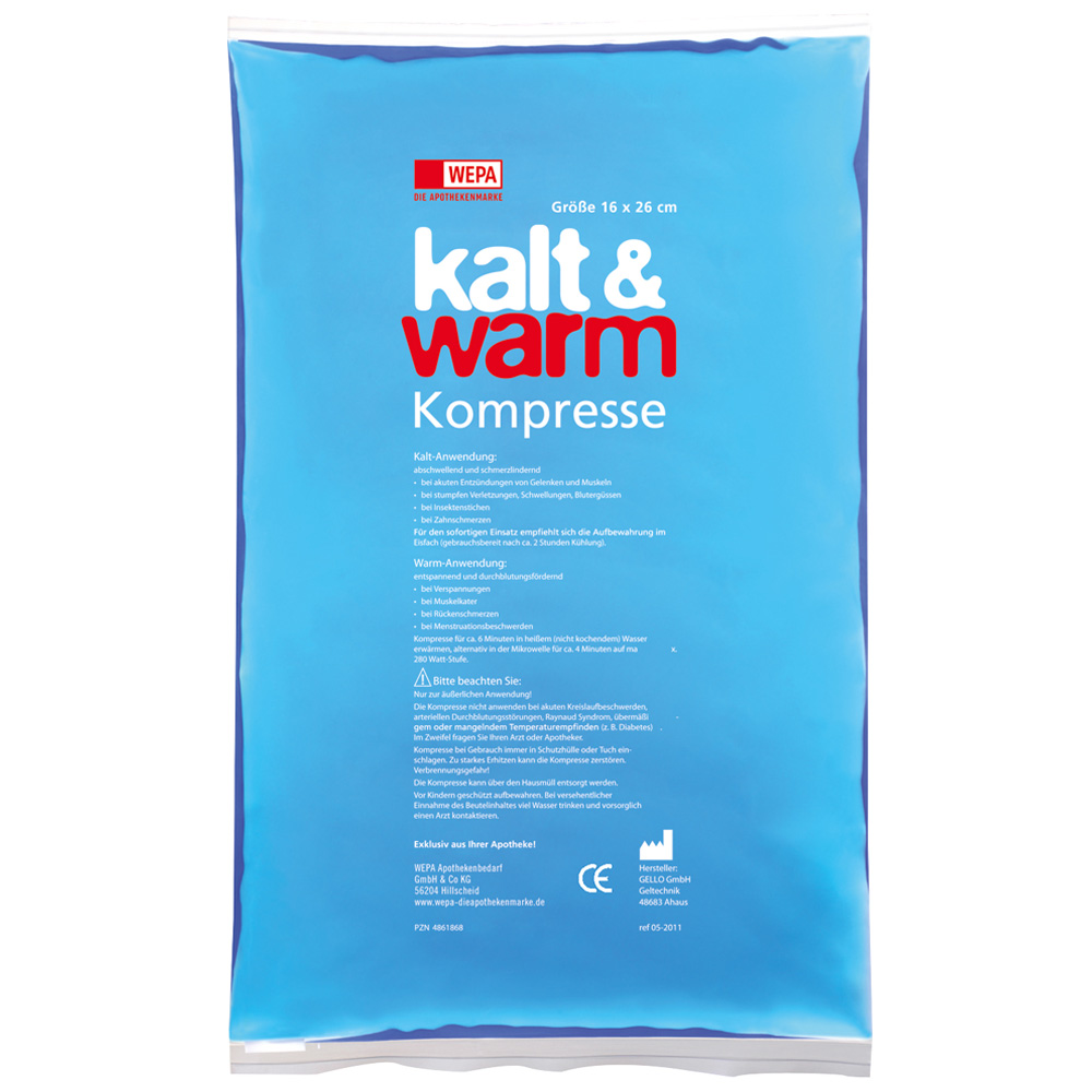 Wepa Kalt und Warm Kompresse 16 x 26 cm