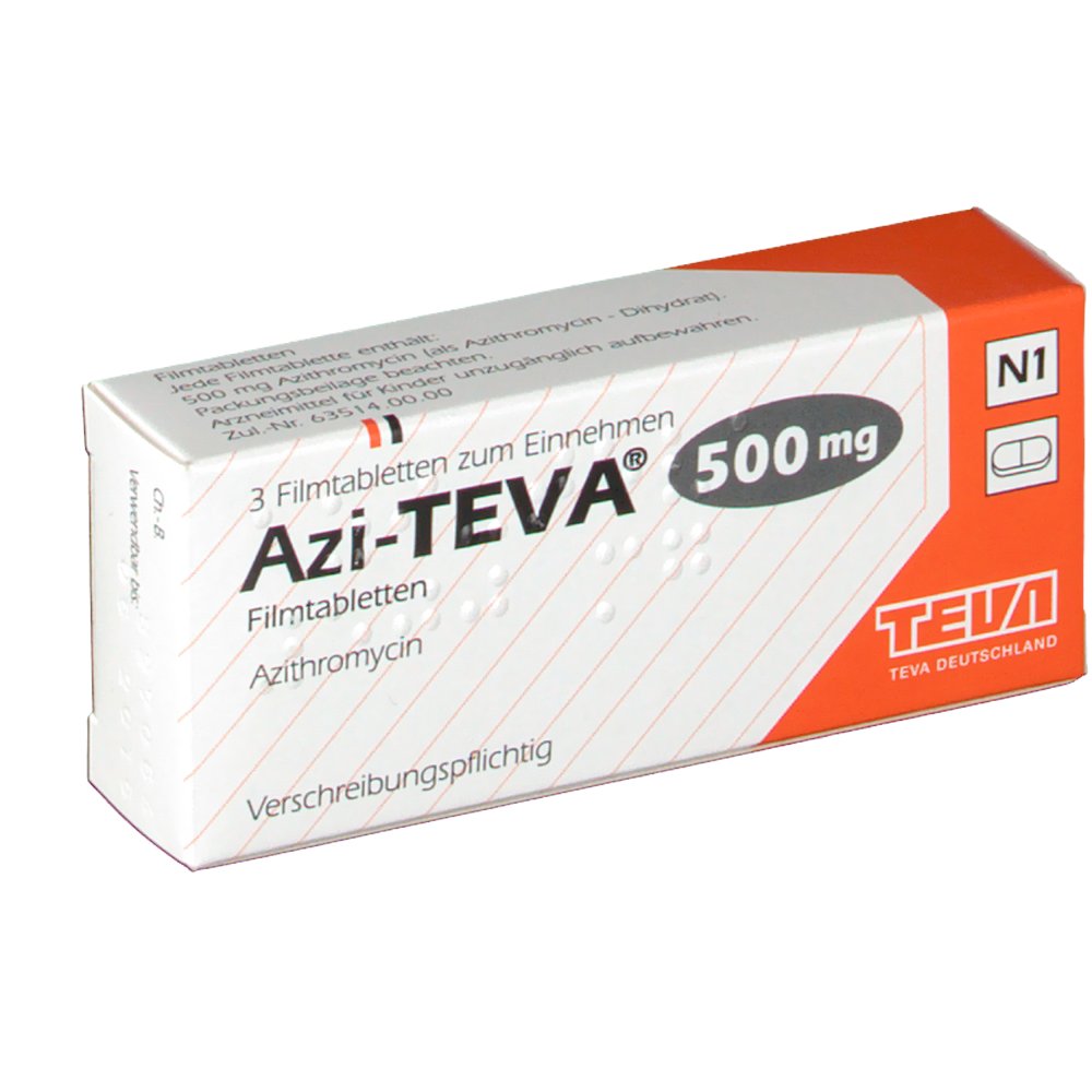 Azi Teva 500 Mg Filmtabletten - Shop-apotheke.com