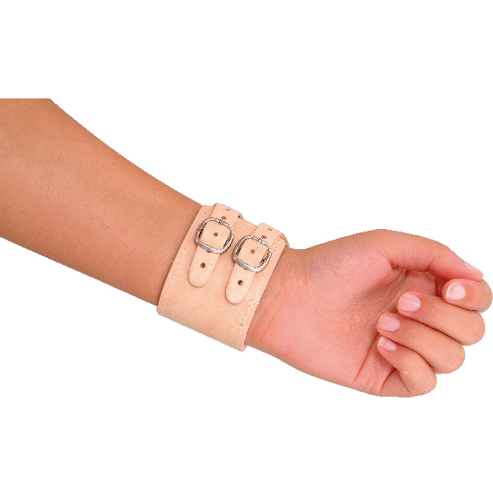 Dr. Junghans® Handgelenkriemen Gr. 19 2 Schnallen Leder gefüttert