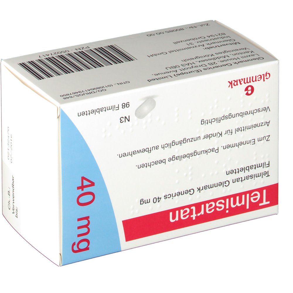 Telmisartan 40 Mg Amlodipine 5 Mg