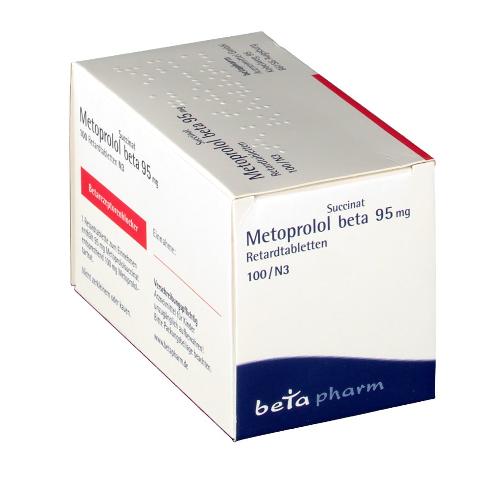Metoprolol Succinat beta 95 mg Retardtabletten - shop-apotheke.com