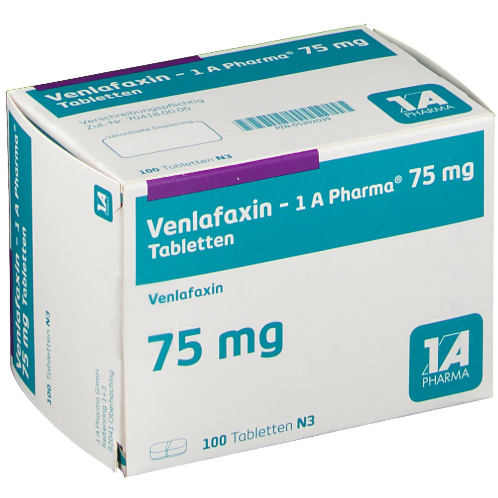 Venlafaxin 1 A Pharma® 75 mg Tabletten - shop-apotheke.com