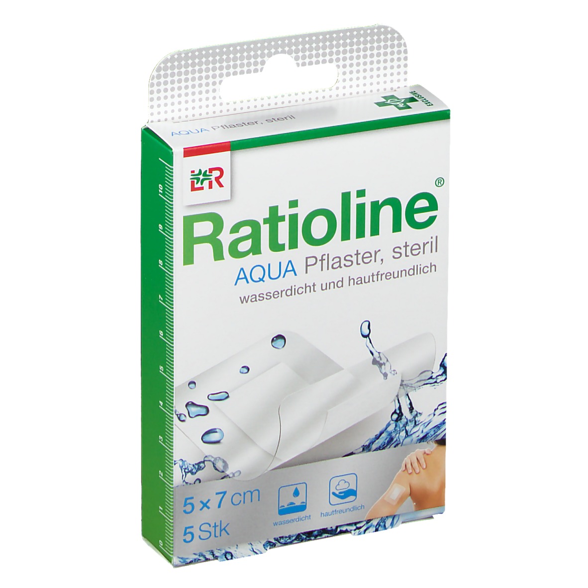 Ratioline® aqua Duschpflaster Plus 5 x 7 cm