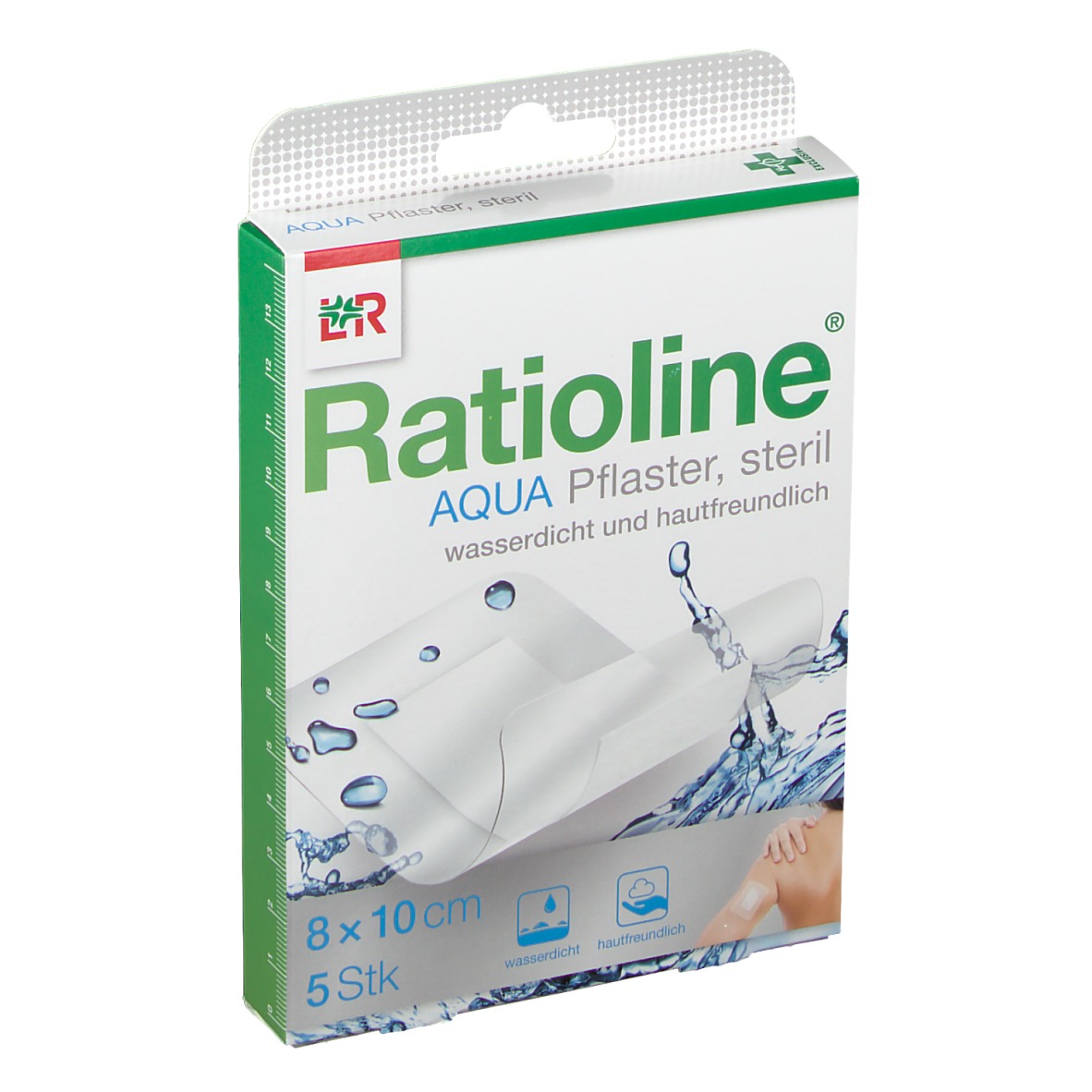 Ratioline® aqua Duschpflaster Plus 8 x 10 cm