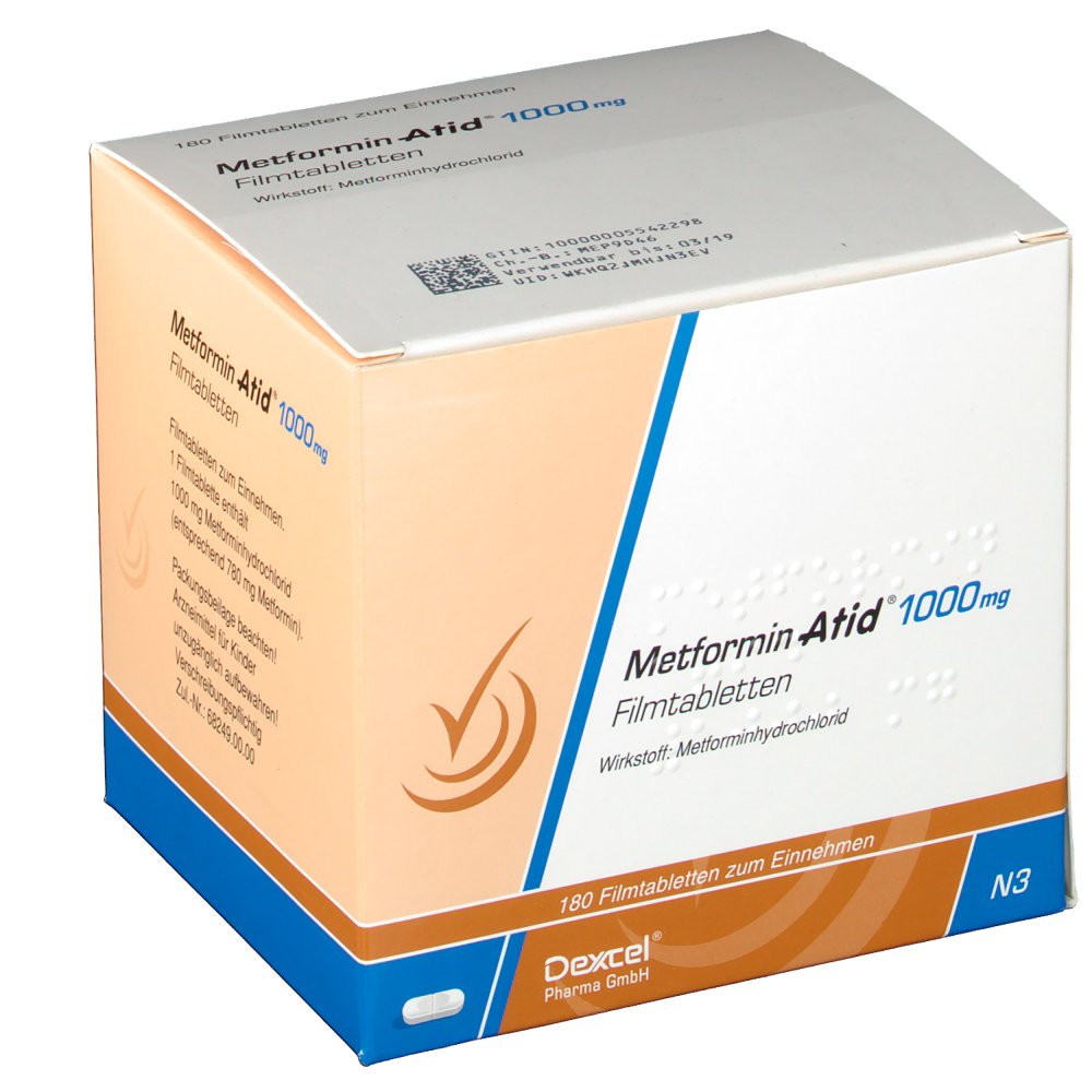 Metformin 1000mg Tabletten