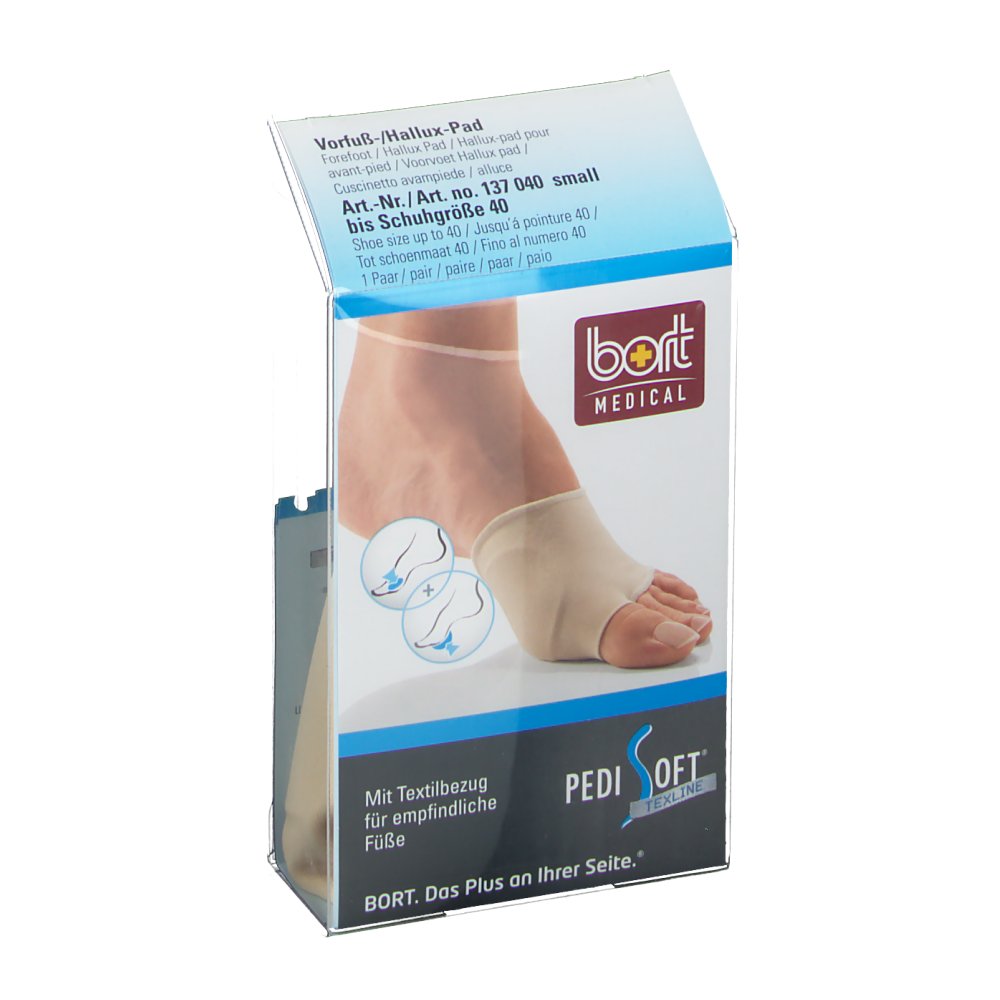 Bort PediSoft® TexLine Vorfuß-/Hallux-Pad Gr. S