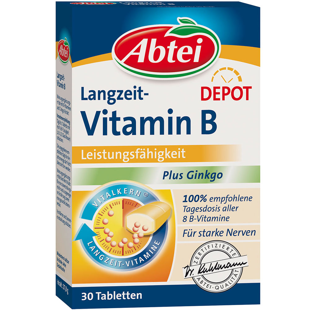 Abtei Langzeit-Vitamin B Plus Ginkgo - Shop-apotheke.com