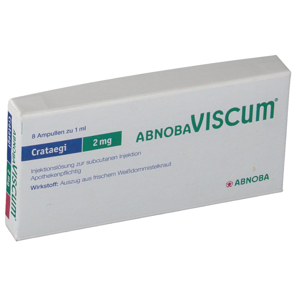 abnobaVISCUM Crataegi 2 mg Ampullen