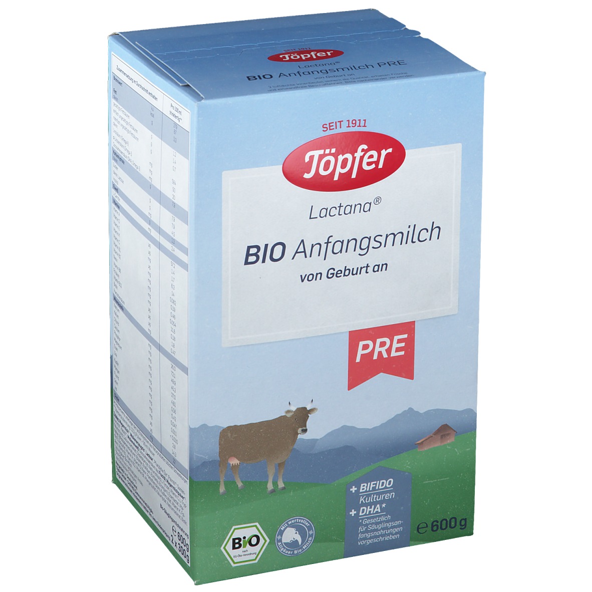 Töpfer Lactana Bio Pre Pulver