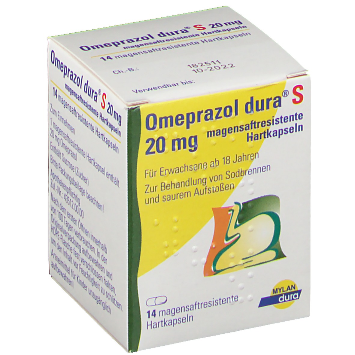 Omeprazol dura® S 20 mg Kapseln