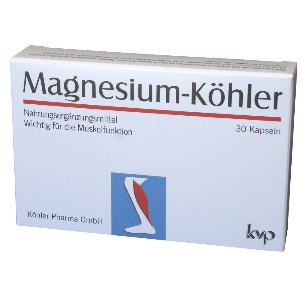 Magnesium-Köhler Kapseln