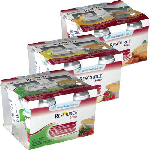 Resource® Soup Geflügelcreme + Sommertomate + Gemüsecreme