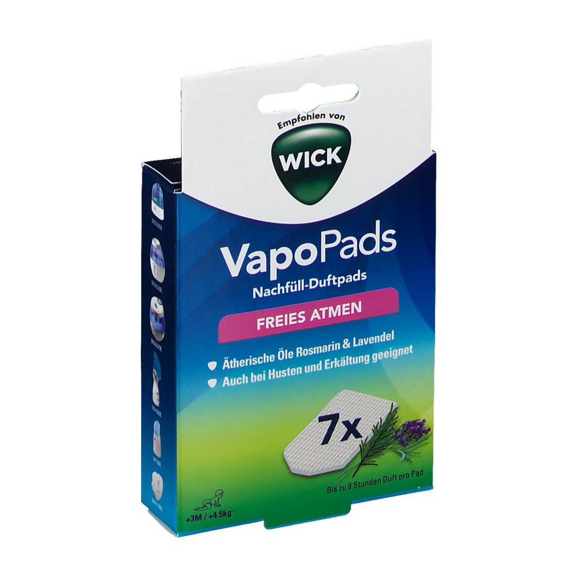 Wick Baby VapoPads® Rosmarin-Lavendel Nachfüll-Duftpads