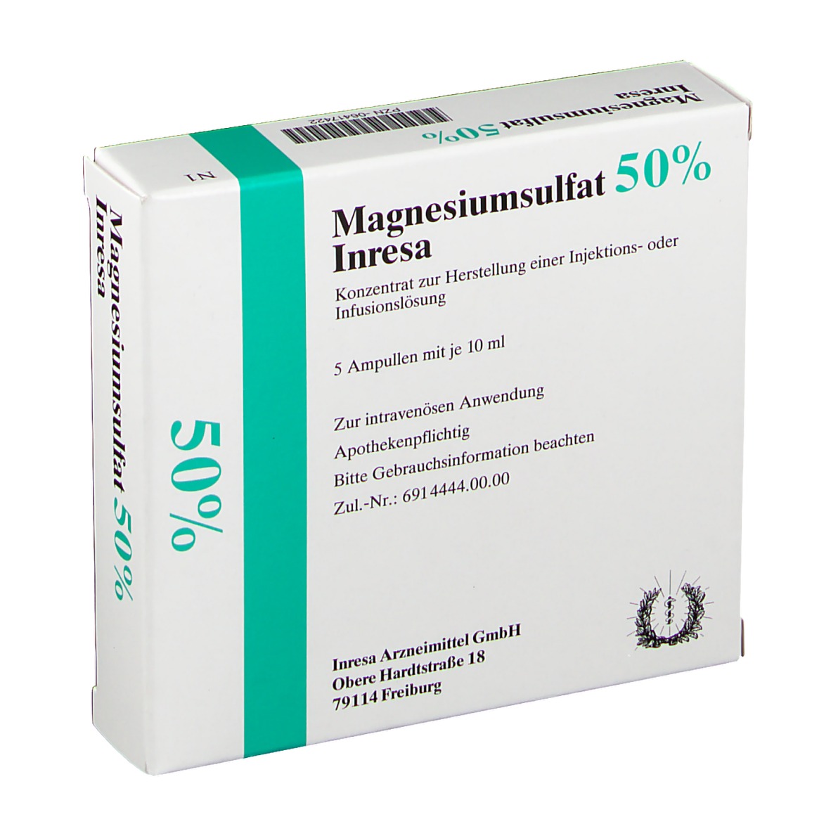 Magnesiumsulfat 50% Inresa Konz.z.H.e.Inj.-/Inf.L.