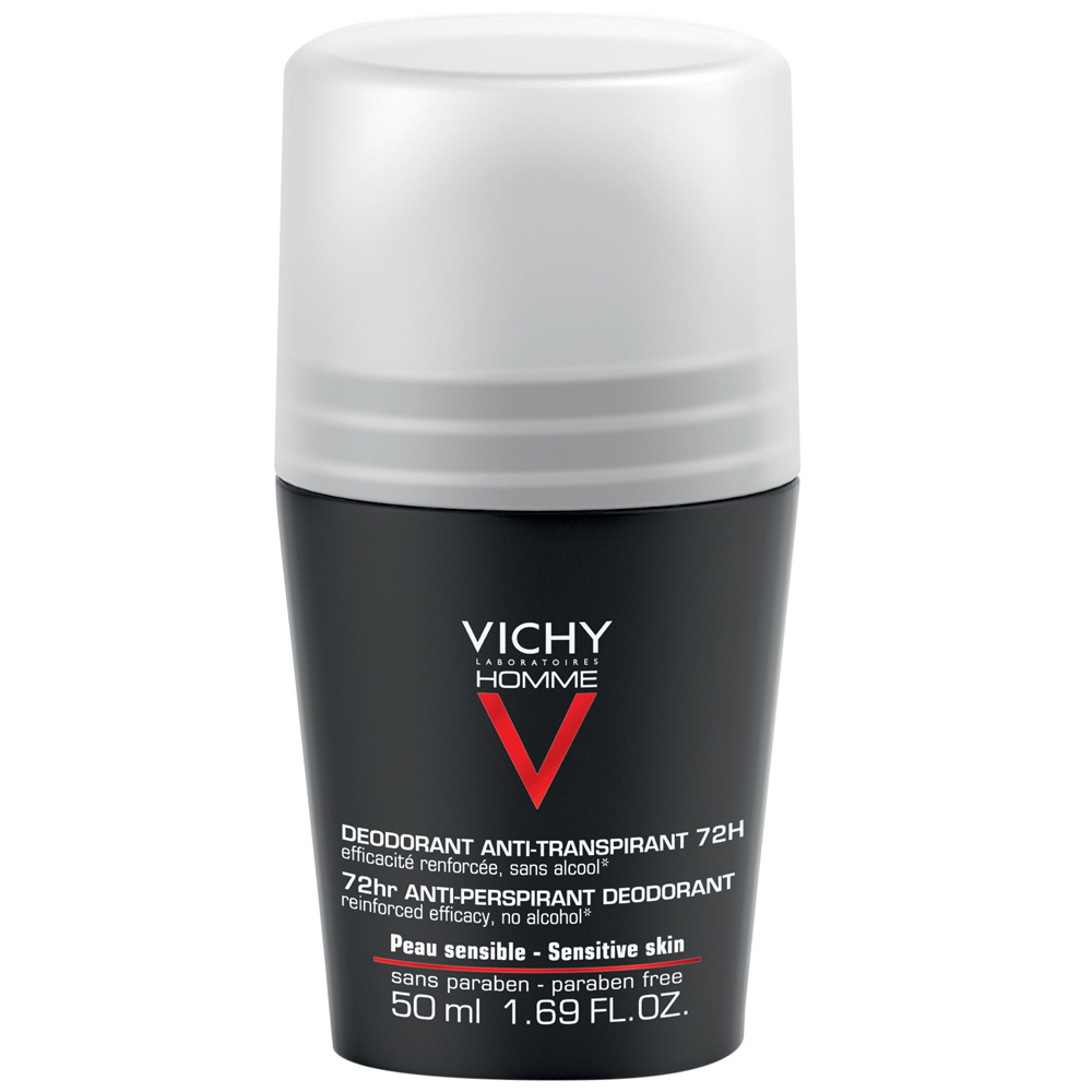 VICHY Homme Deo Roll On Anti Transpirant 72h - shop-apotheke.com