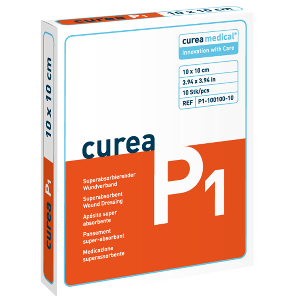 curea P1 Superabsorbierender Wundverband 10 x 10 cm