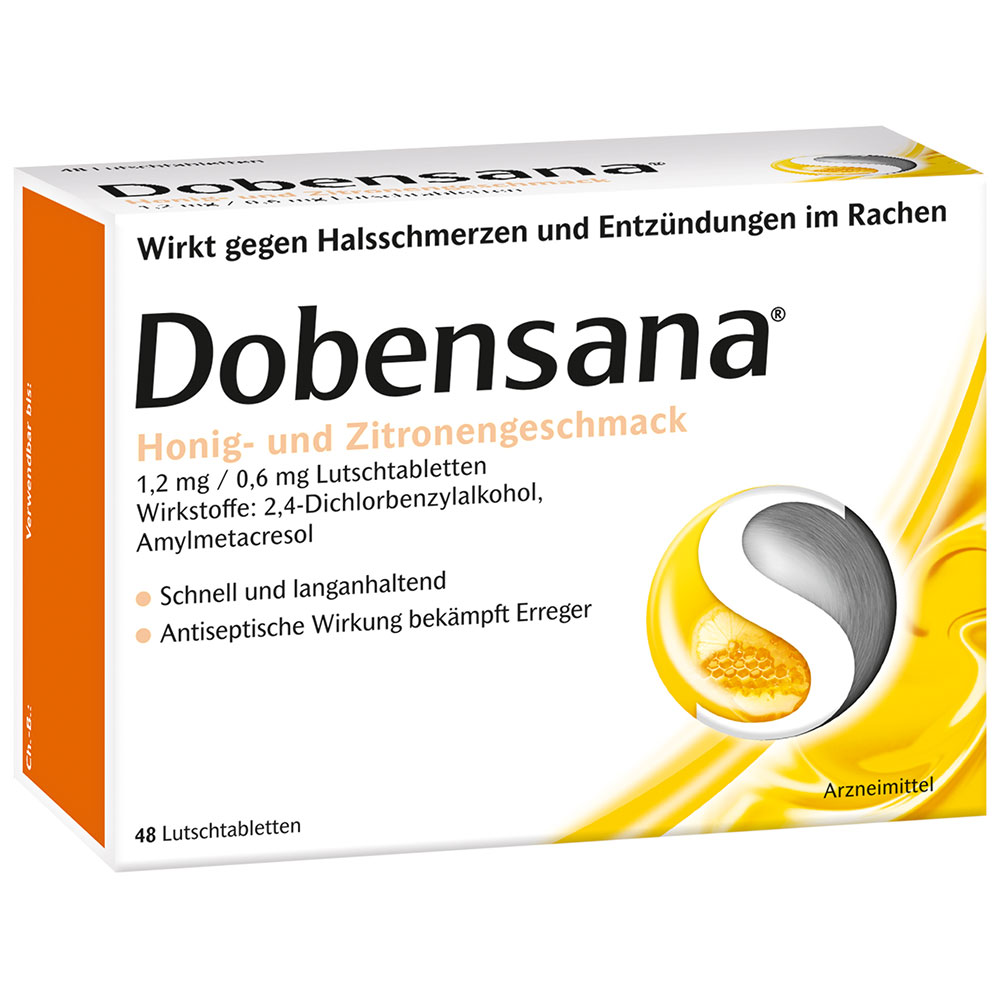 Dobensana Honig- und Zitronengeschmack 1,2 mg / 0,6 mg