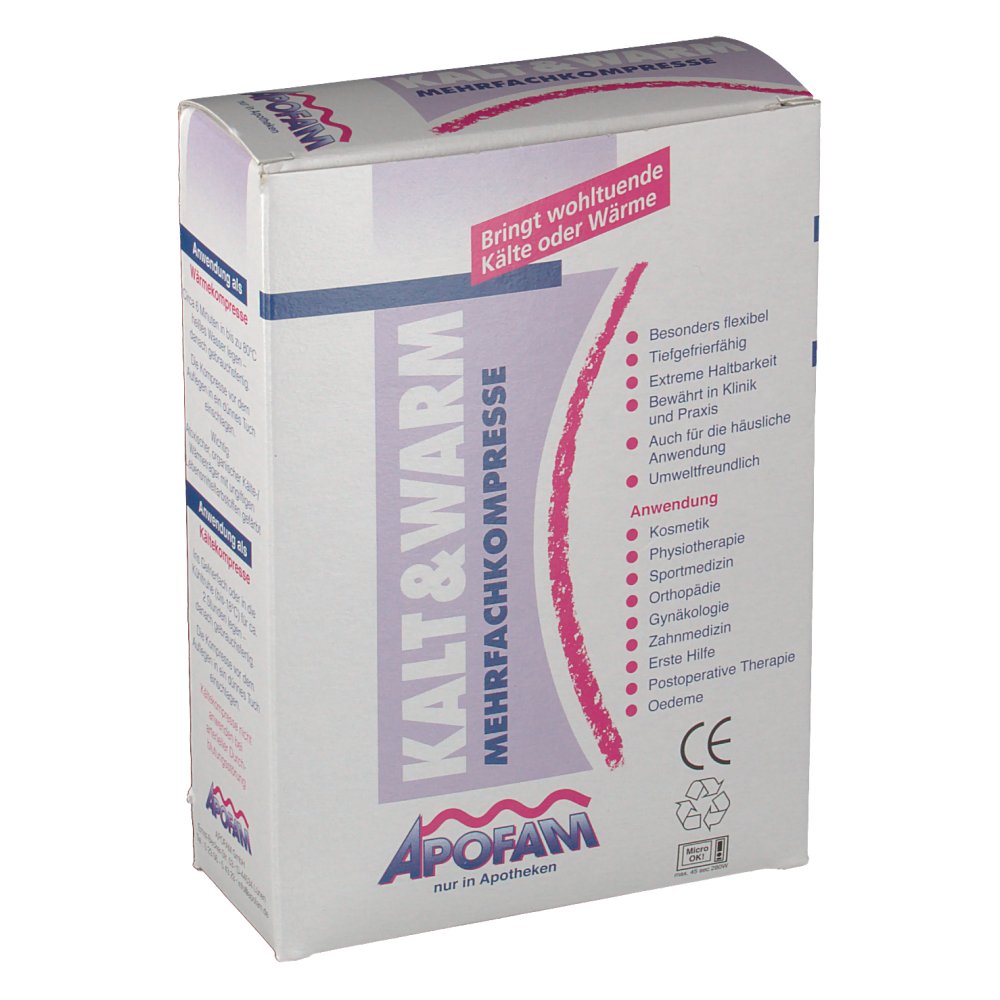 Apofam® Kalt & Warm Mehrfachkompresse 16 x 26 cm