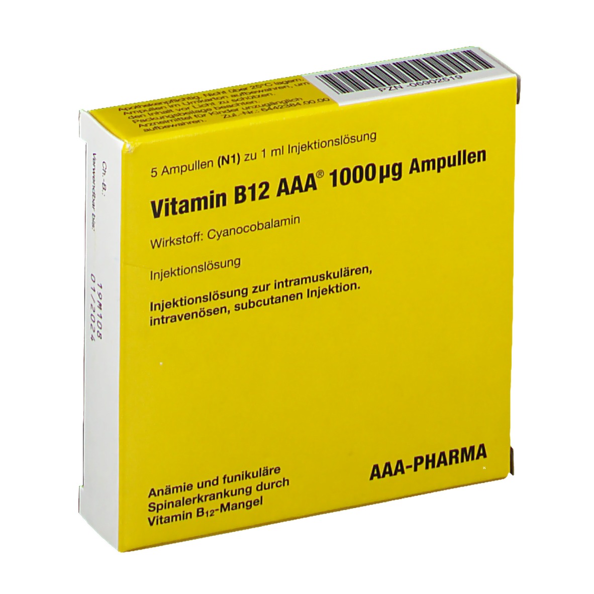 Vitamin B12 Aaa® 1000 µg Ampullen