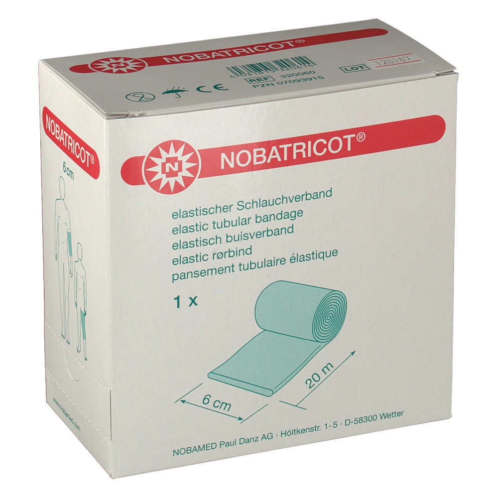 Nobatricot® Elastischer Trikotschlauch 6 cm x 20 m