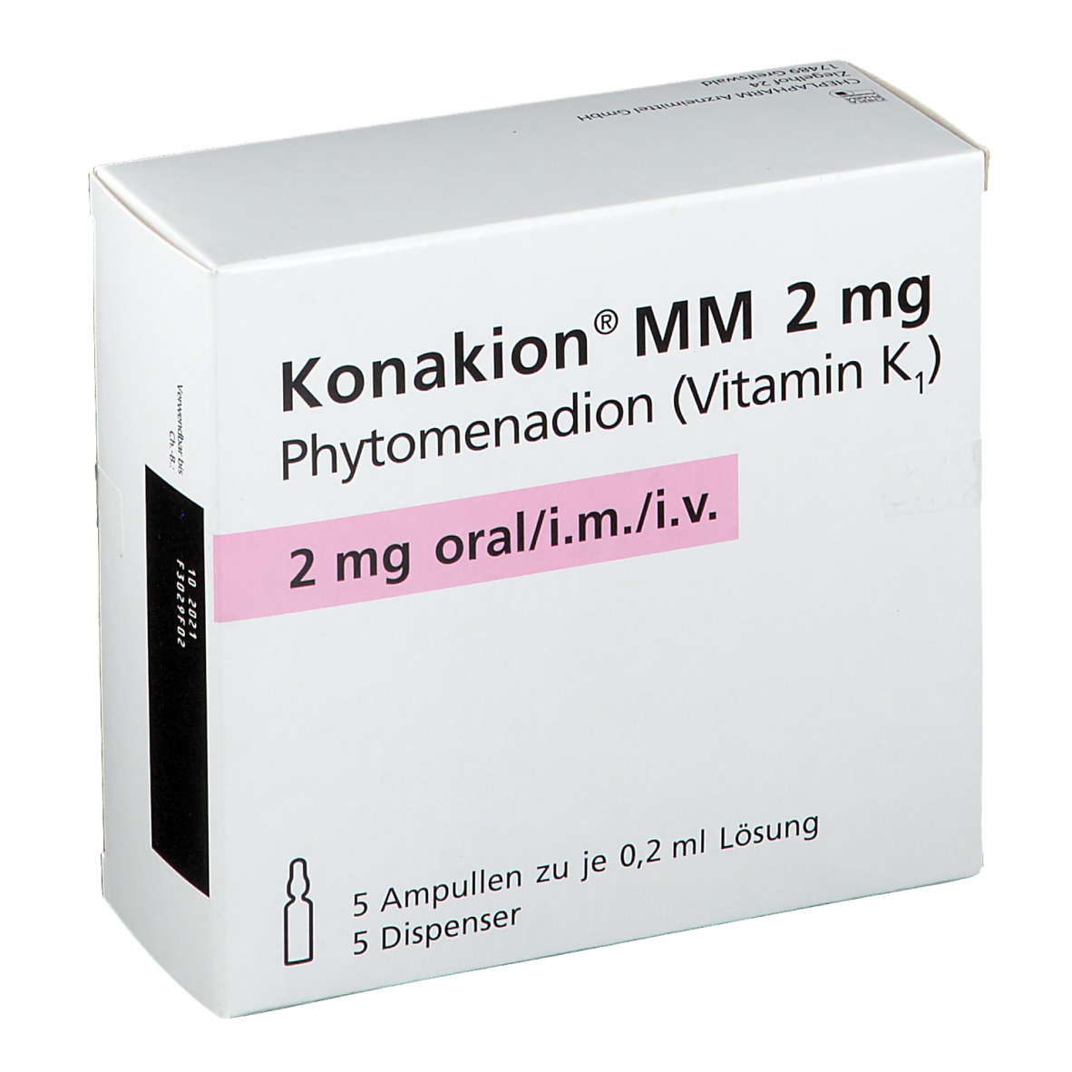 Konakion Mm 2 mg Amp.