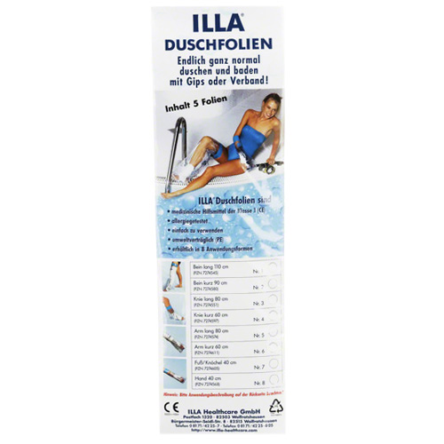 Illa® Duschfolien Hand - 40cm