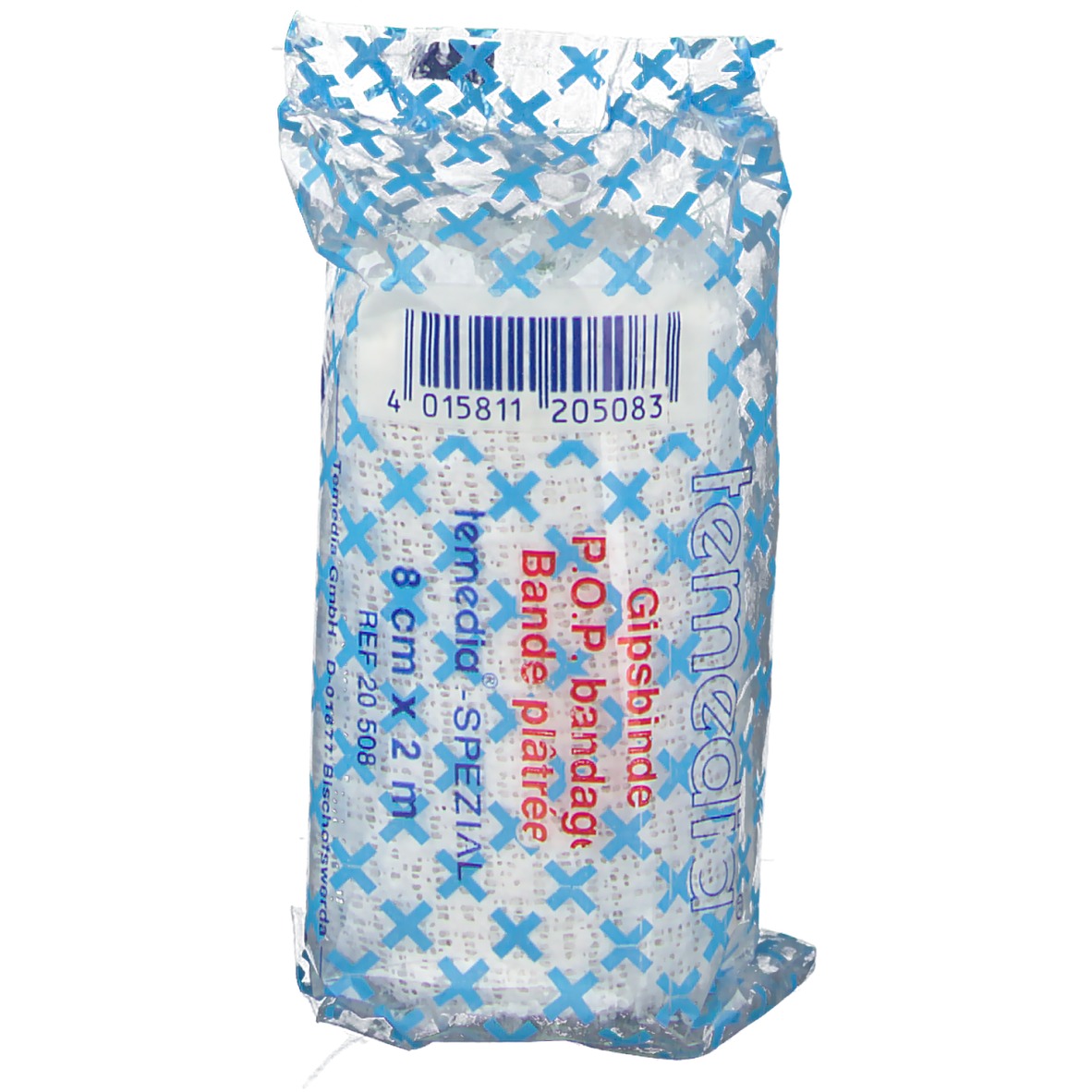 Temedia® Gipsbinde spezial 8 cm x 2 m