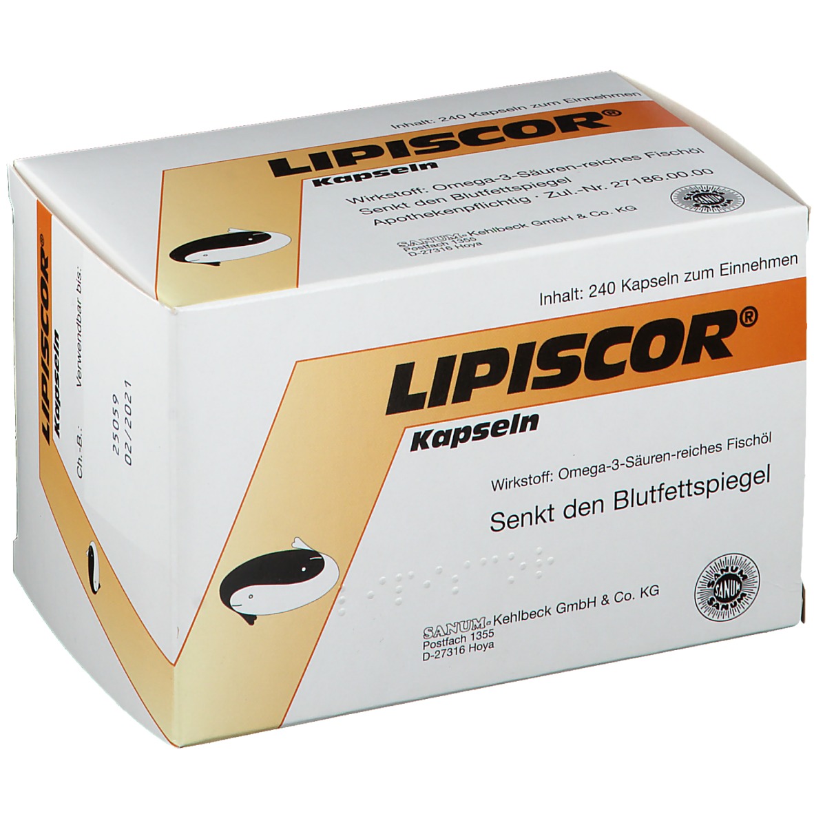 Lipiscor Fischoel Kapseln