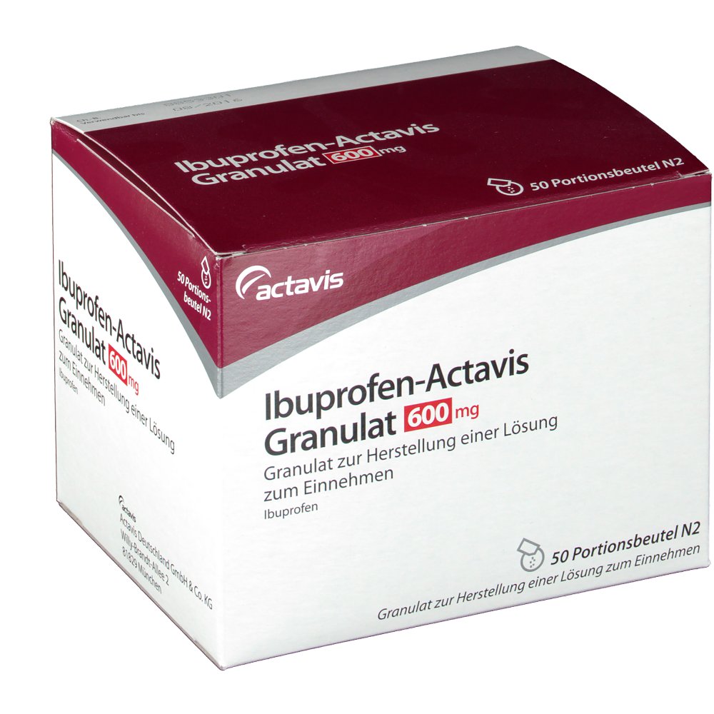 IBUPROFEN Actavis Granulat 600 Mg Shop Apothekecom 