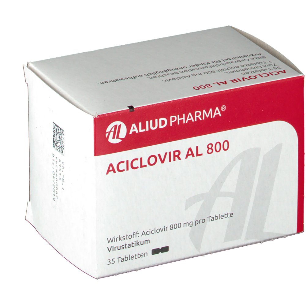 Aciclovir ratiopharm 800mg tabletten