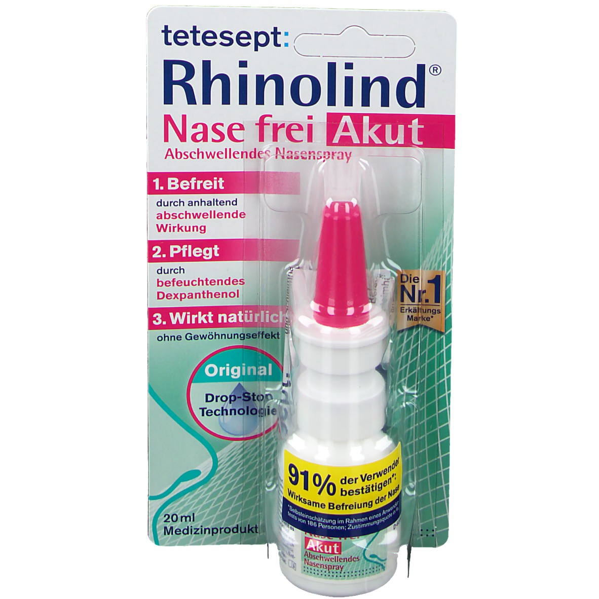 tetesept® Rhinolind® Abschwellendes Nasenspray