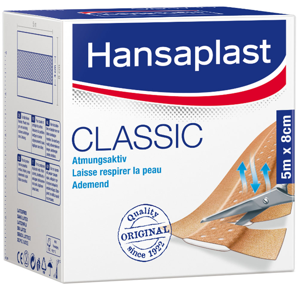 Hansaplast® Classic 5 m x 8 cm