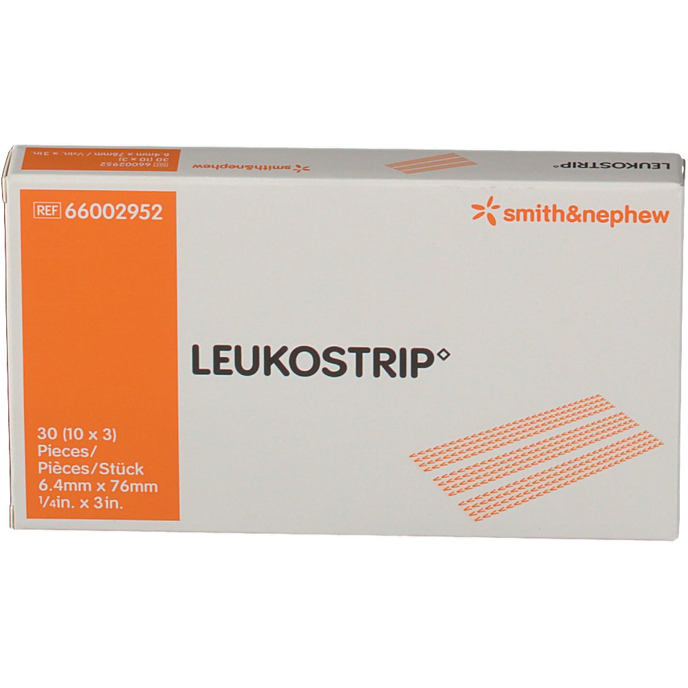 LEUKOSTRIP® Wundnahtstreifen 6,4 cm x 7,6 cm steril - shop-apotheke.com