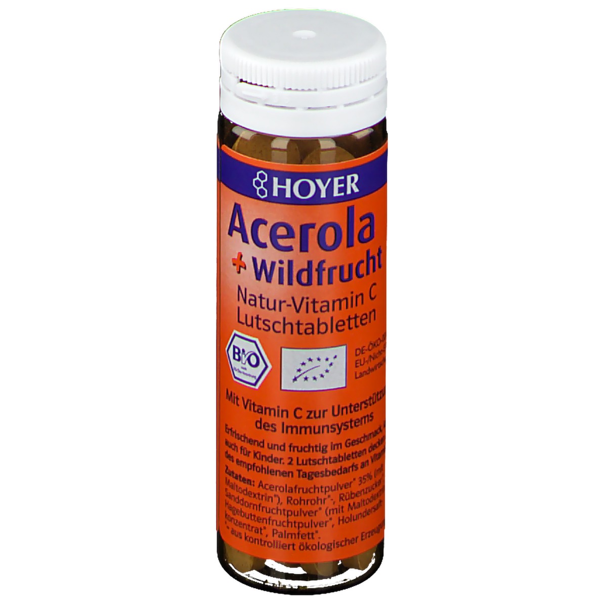 Acerola und Wildfrucht Vitamin C Lutschtabletten